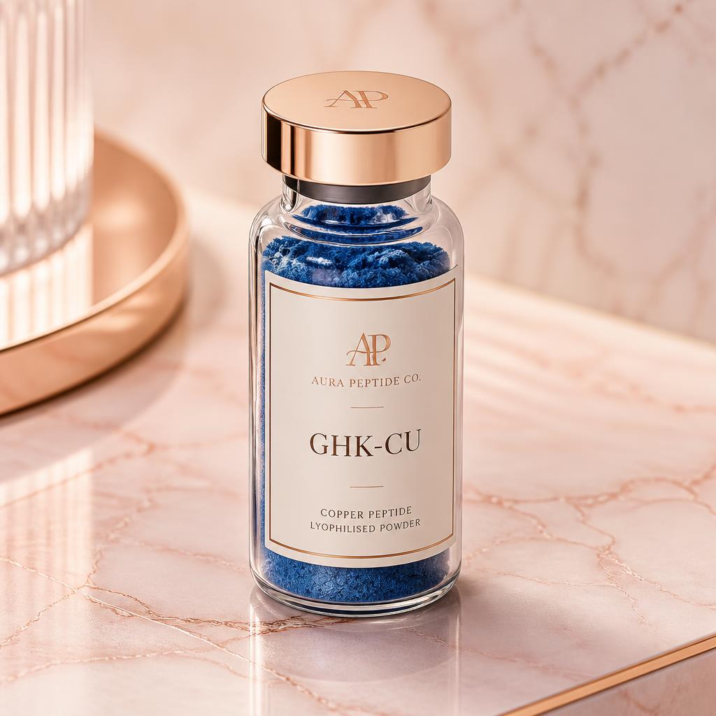 GHK-Cu research vial label