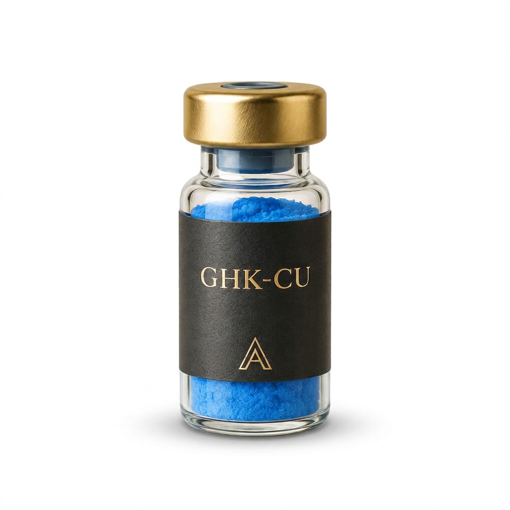 GHK-Cu research peptide vial