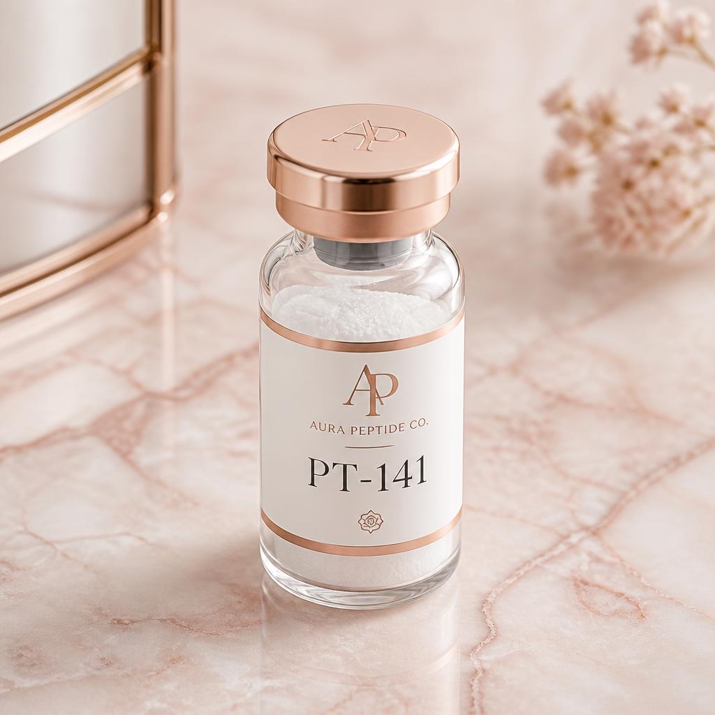 PT-141 10mg research vial label