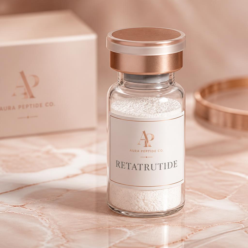 Retatrutide research vial label